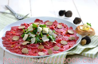 Carpaccio dressing: super en simpel - Kies voor zalm of rund Carpaccio