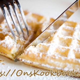 Brusselse wafels zonder gist met bloemsuiker – klassiek Belgisch recept (1874)